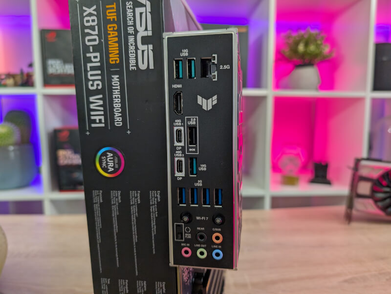 TUF Gaming X870-Plus WiFi connections